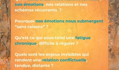 Atelier «  explorez vos relations familiales » 30 novembre 2024